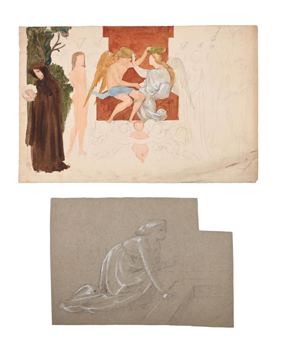 Evelyn de Morgan comparable auction result: evelyn de morgan british 1855 1919 design for the legend of good women