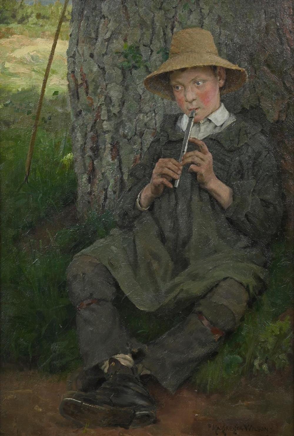 Peter Macgregor Wilson comparable auction result: peter macgregor wilson british 1856 1928 melancholy