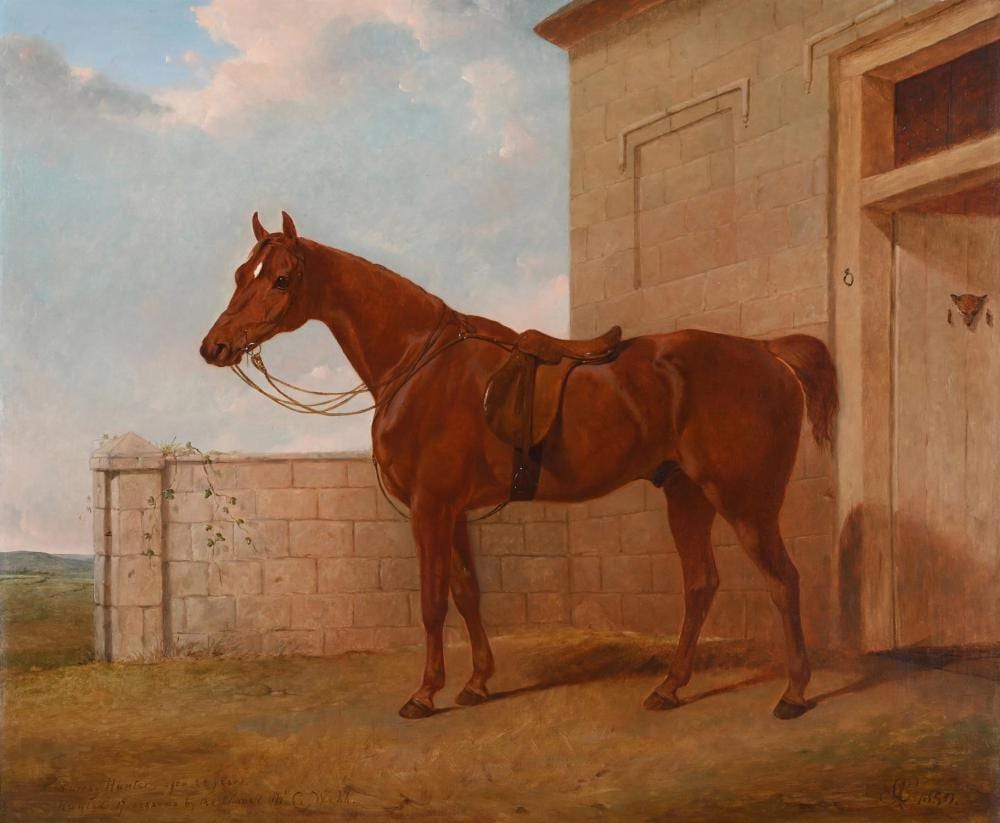 Abraham Cooper comparable auction result: abraham cooper british 1787 1868 a surrey hunter