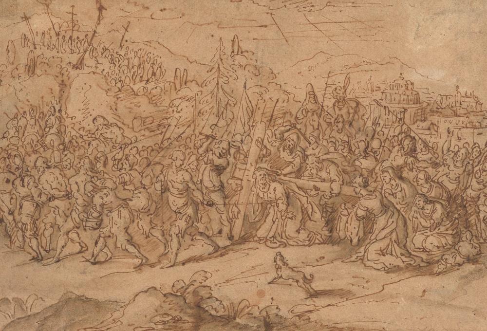 Jan Luyken comparable auction result: attribu jan luyken
