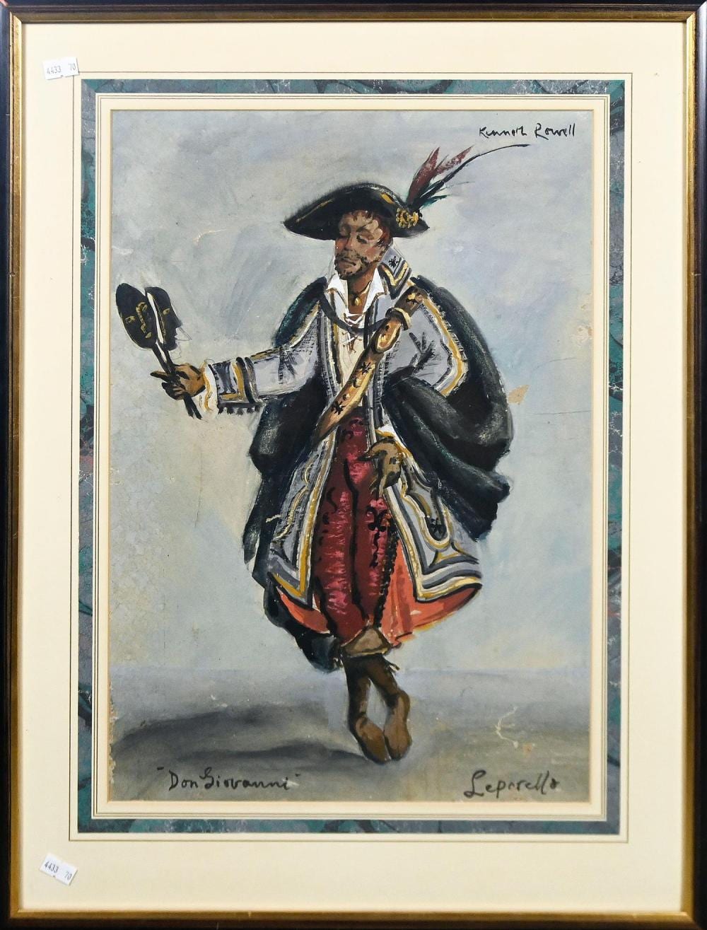 Kenneth Rowell comparable auction result: kenneth rowell leporello from don giovanni