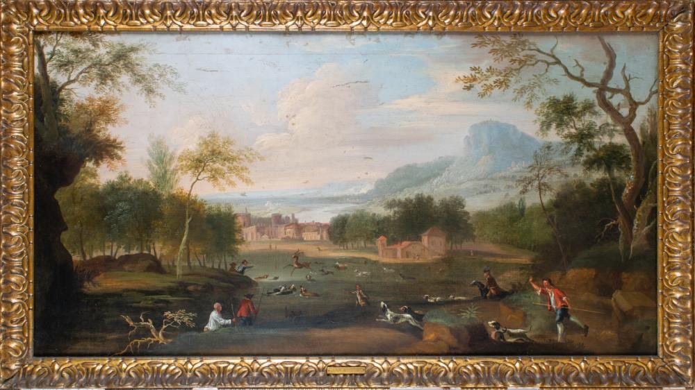 John Wootton comparable auction result: john wootton british 1682 1764 a stag at bay