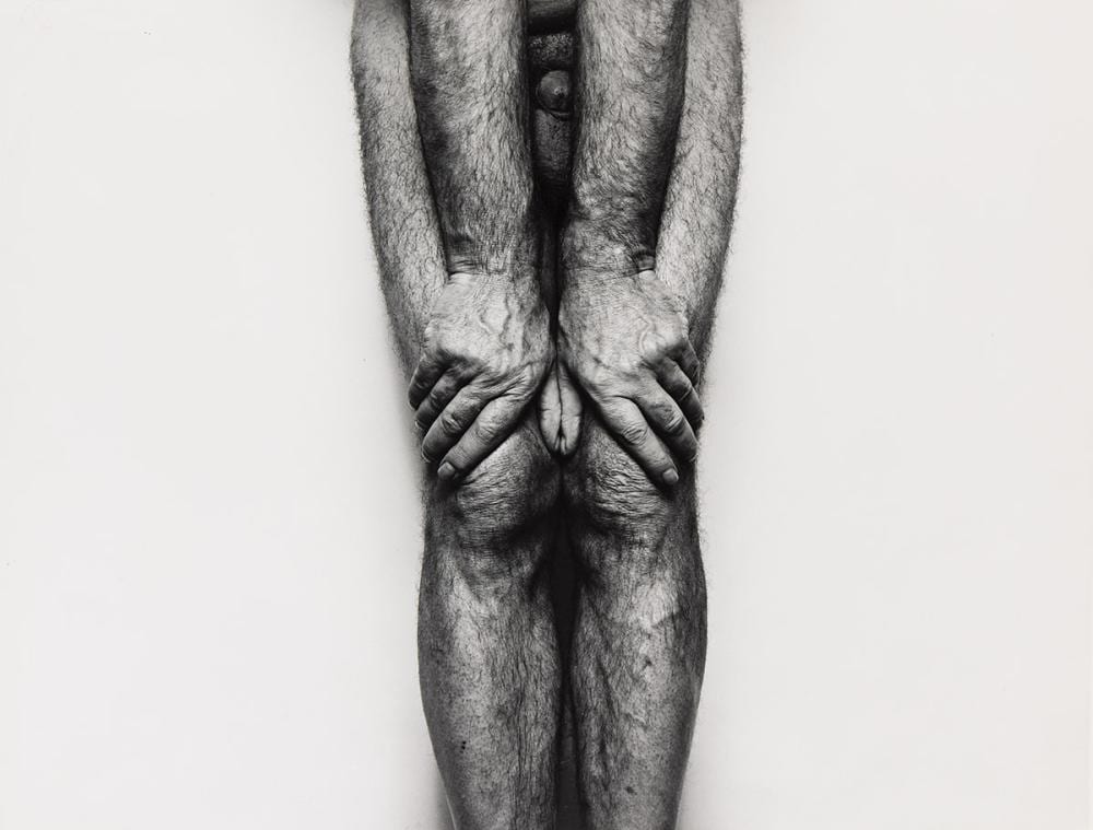 john coplans 1920 2003 self portrait legs and hands thumbs together 1985 printed 1986 · Swann Auction Galleries · 2025-02-13 John Coplans comparable auction result: john coplans 1920 2003 self portrait legs and hands thumbs together 1985 printed 1986
