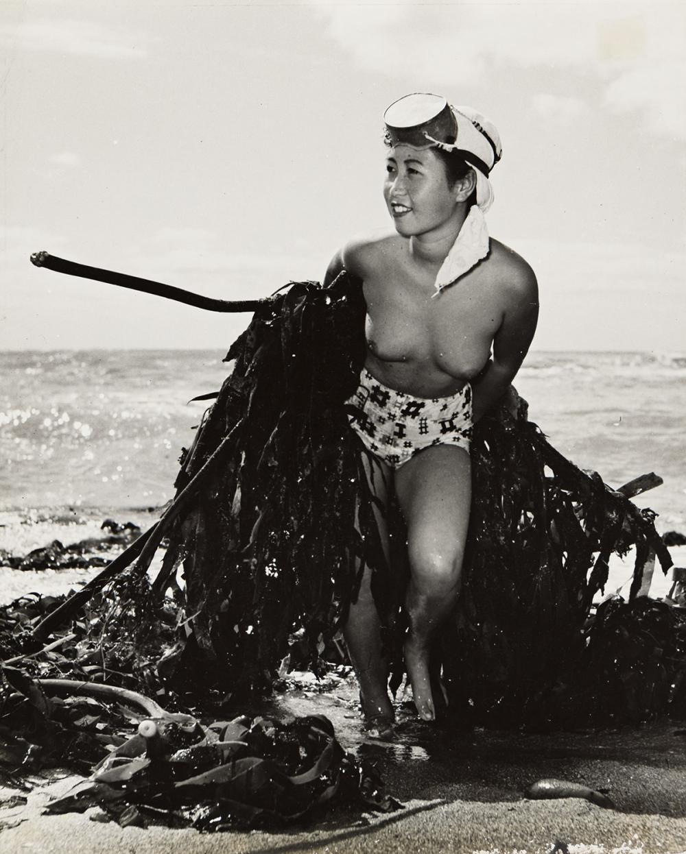 Yoshiyuki Iwase comparable auction result: yoshiyuki iwase 1904 2001 untitled from the series seaweed harvest 1957 printed 1970s