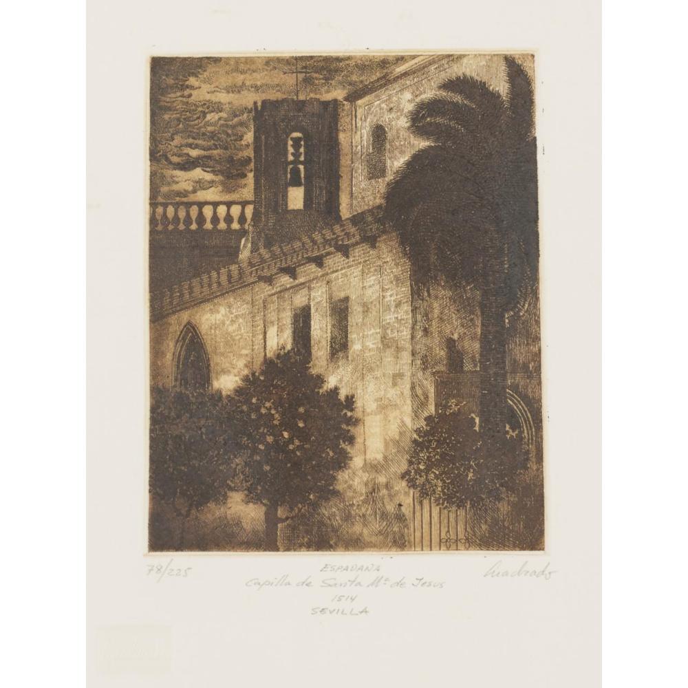 Francisco Cuadrado comparable auction result: francisco cuadrado sevilla 1939 2017 san juan de la palma capilla de santa mar a de jes s