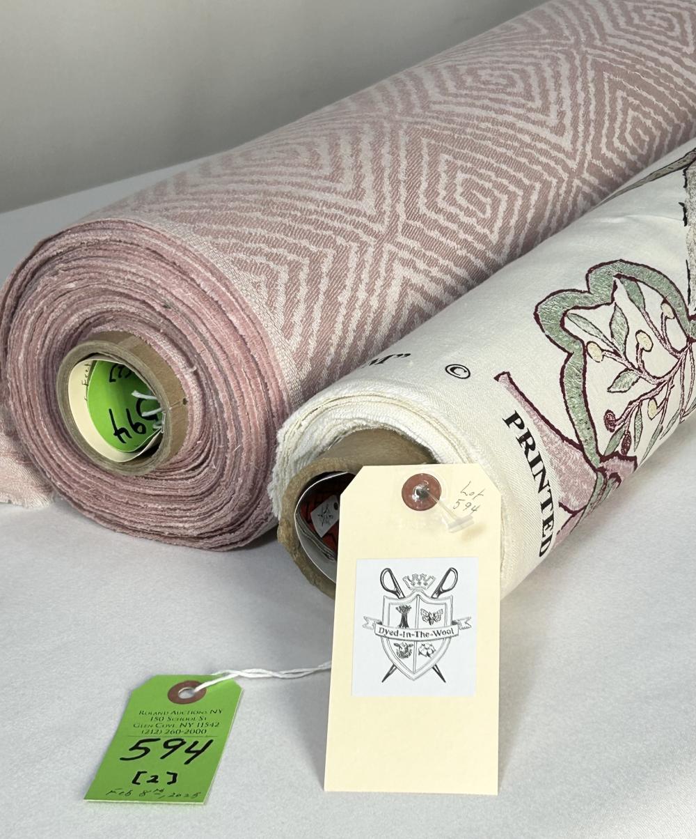 Penny Morrison and Fret Pink Fabrics sold by Roland Auctions NY, lot 594 — auction record photograph