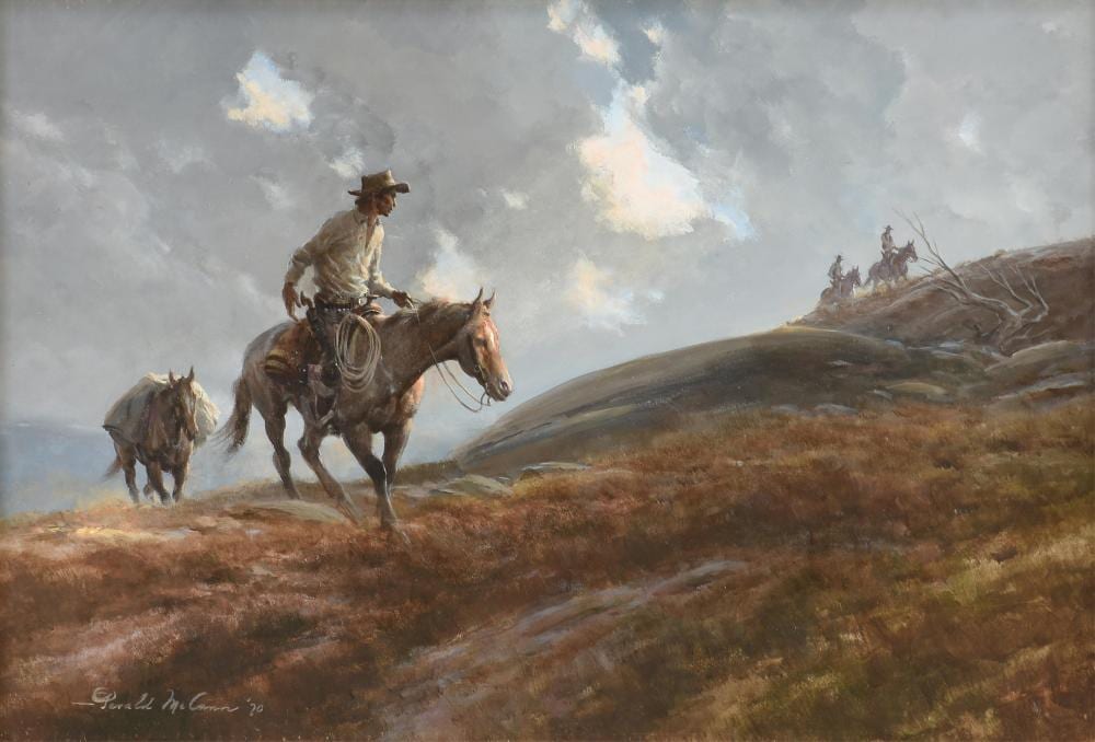 Gerald McCann comparable auction result: gerald mccann american 1916 1995 just a little nearer 1970