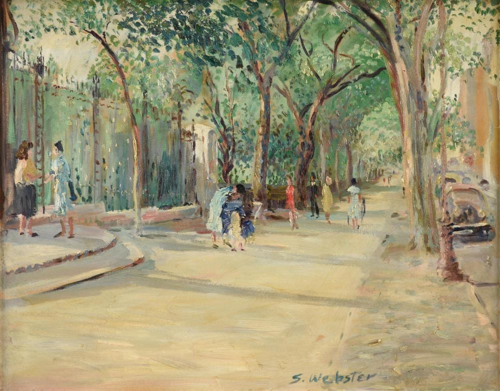 Stokely Webster comparable auction result: stokely webster american 1912 2001 fifth ave 20th century
