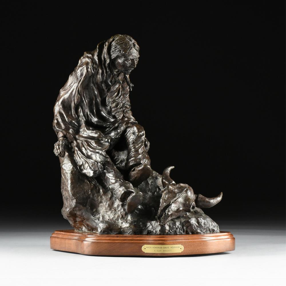 H. Clay Dahlberg comparable auction result: h clay dahlberg american texas b 1946 when memories cause mourning 1975