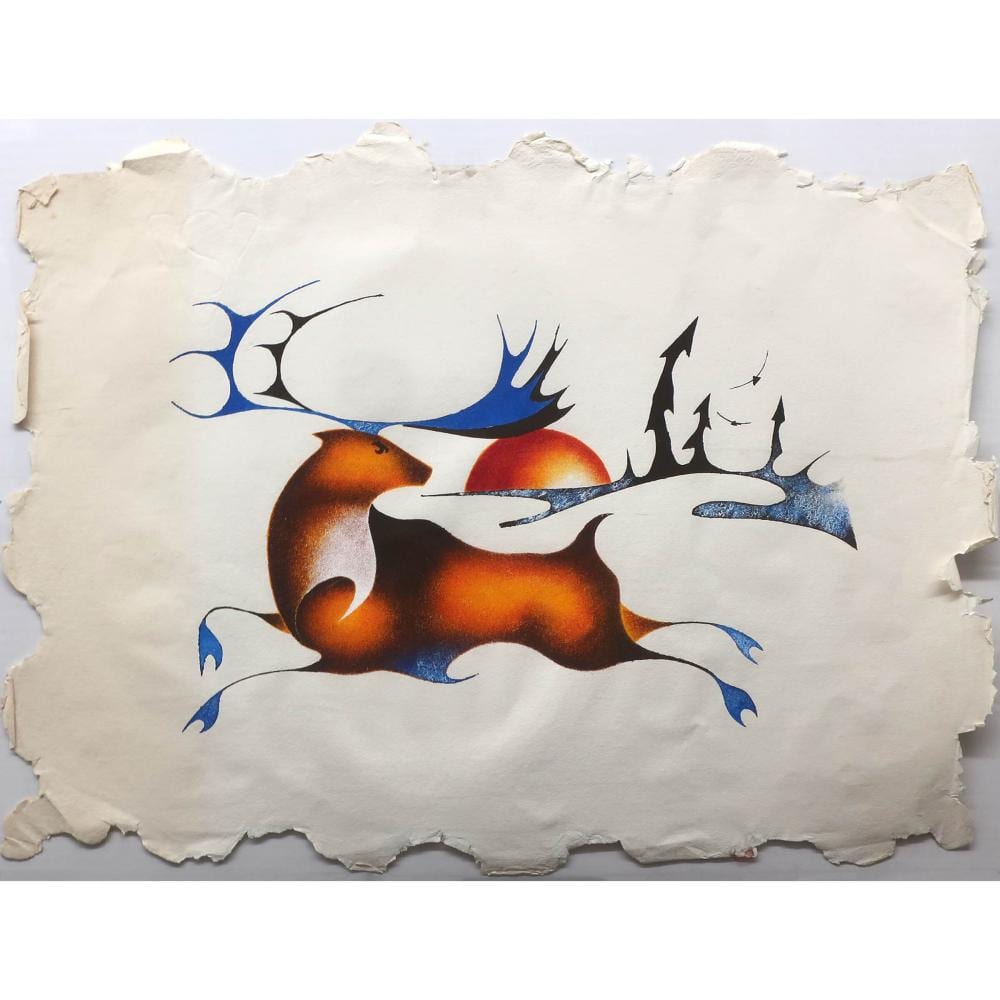 Garry Meeches comparable auction result: garry meeches canadian b 1957 untitled in full gallop