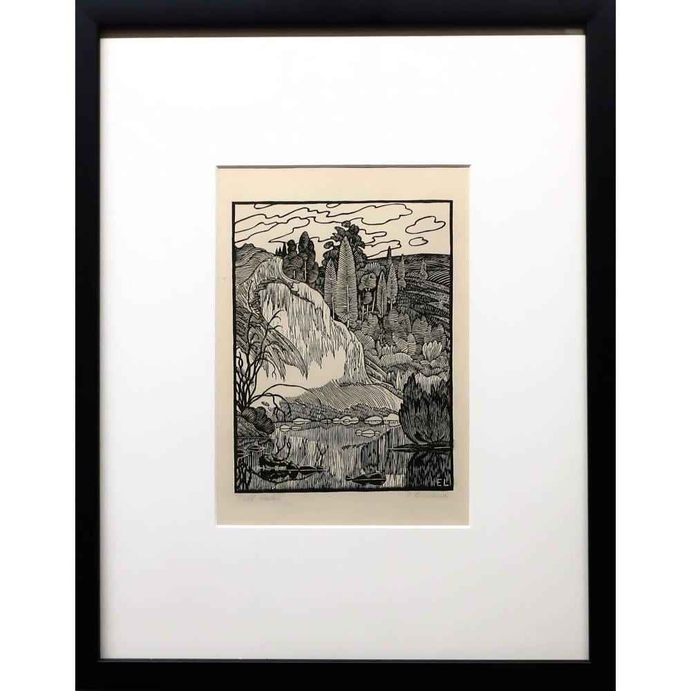 Ernest Lindner comparable auction result: ernest lindner canadian 1897 1988 still water