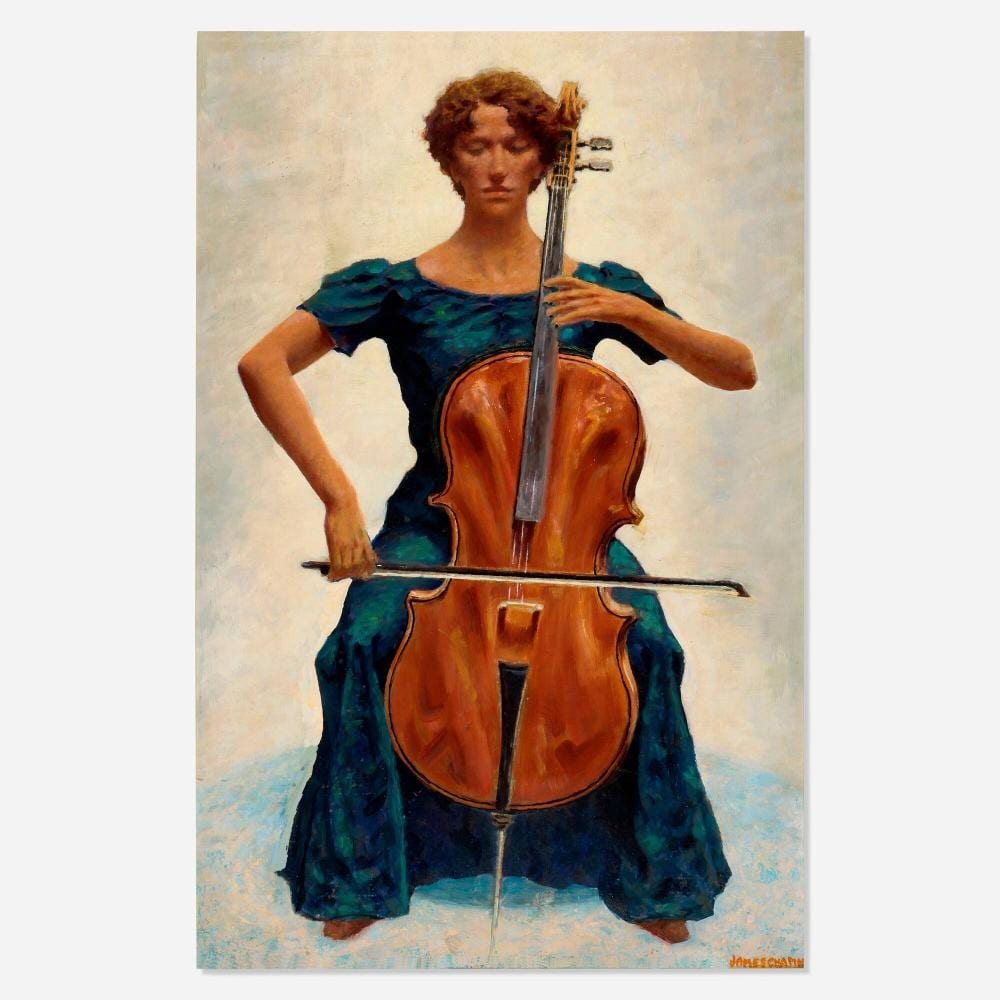 James Ormsbee Chapin comparable auction result: james ormsbee chapin the cello player