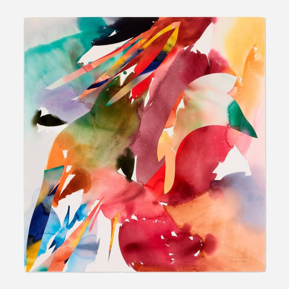 Peter Kitchell comparable auction result: peter kitchell chasing feathers