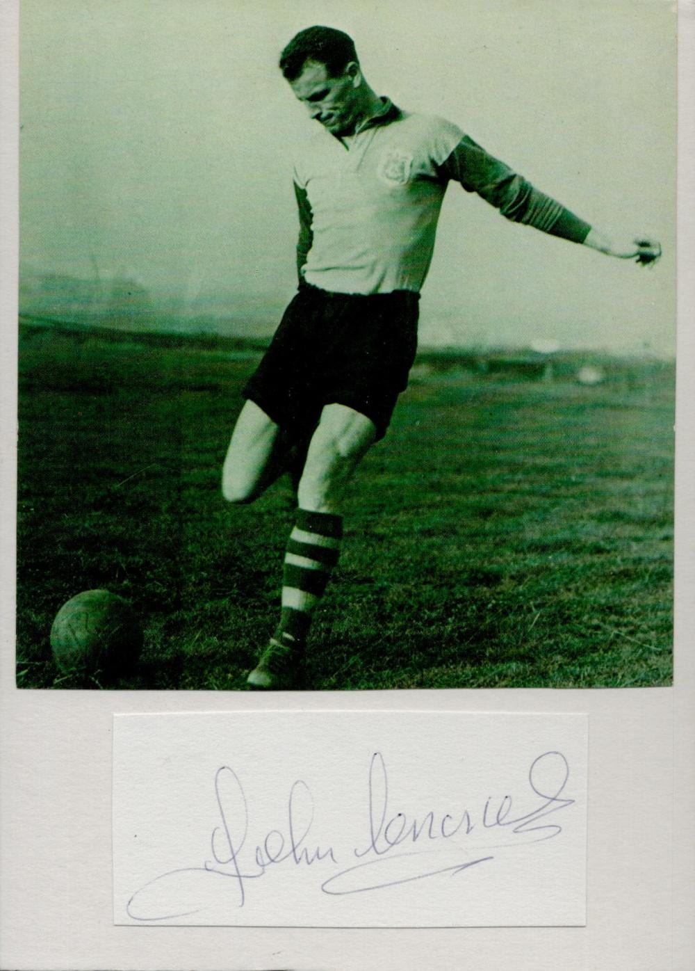 James Charles comparable auction result: john charles signature piece with colourised photo good condition all autographs come with a