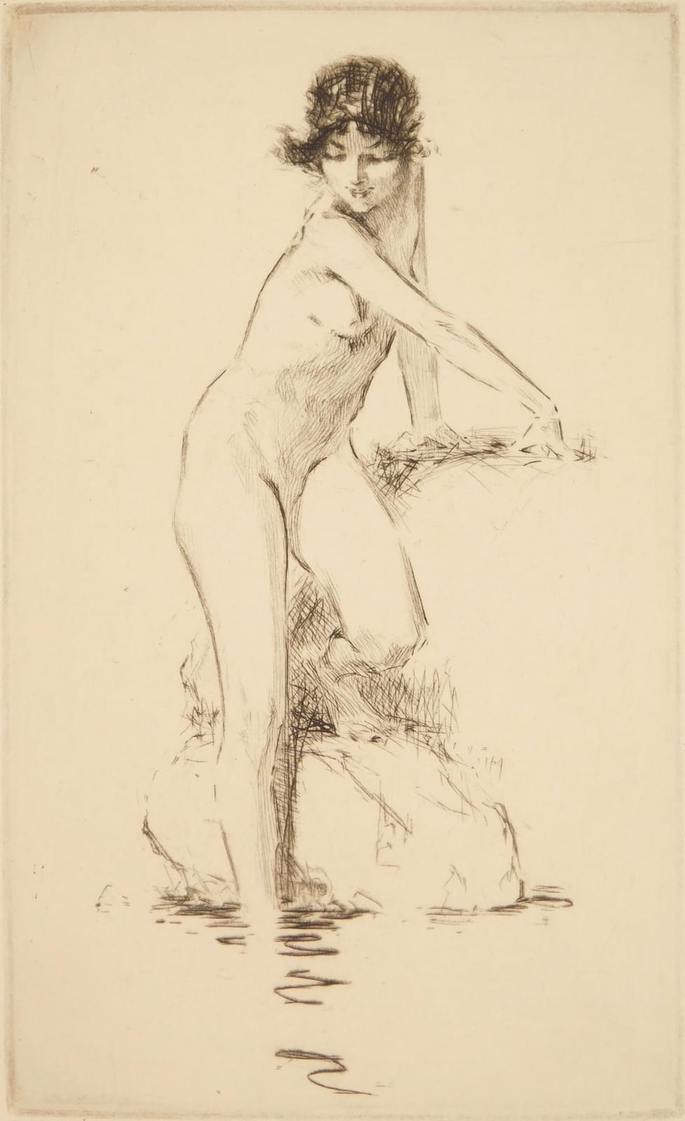 troy kinney american 1871 1938 drypoint · Rachel Davis Fine Arts · 2025-02-08 Troy Kinney comparable auction result: troy kinney american 1871 1938 drypoint