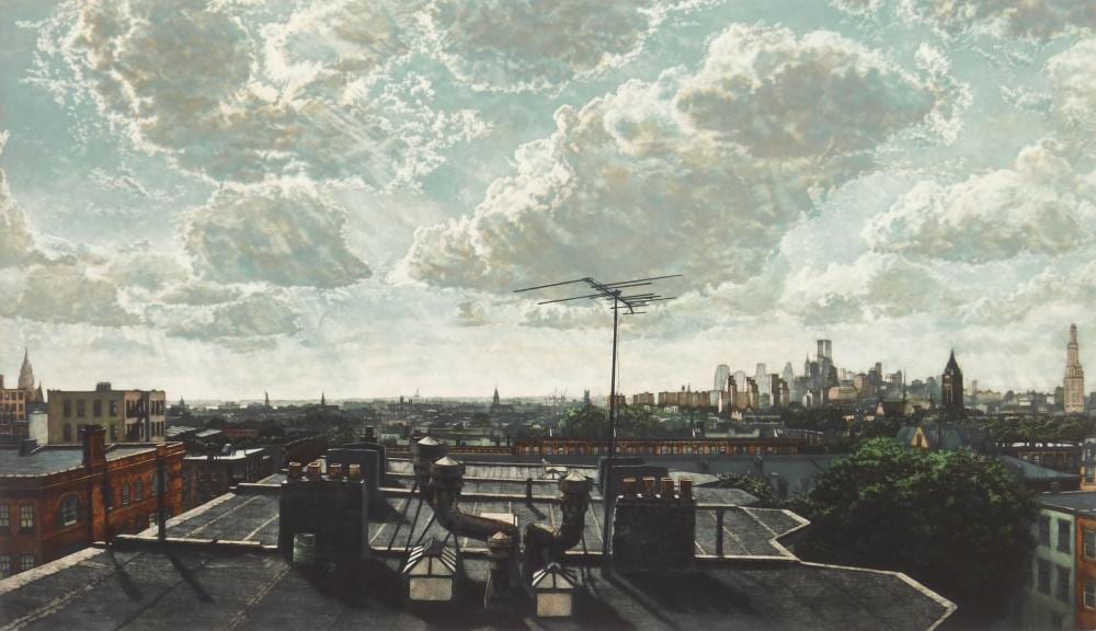 Frederick Mershimer comparable auction result: frederick mershimer american 1958 mezzotint