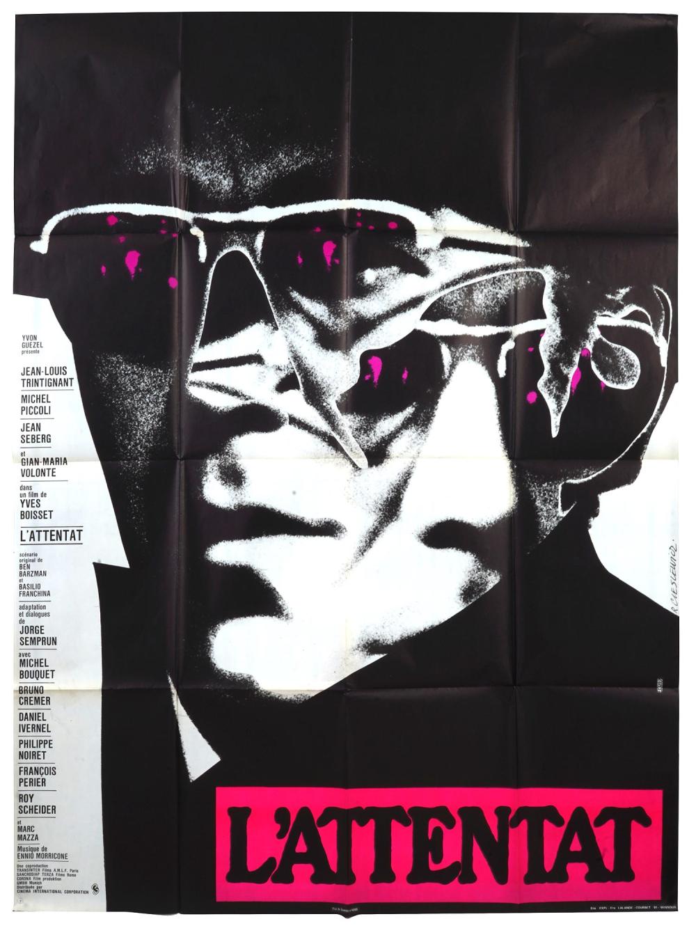 1972 assassination movie poster by roman cieslewicz · Antique Arena Inc · 2025-02-09 Roman Cieslewicz comparable auction result: 1972 assassination movie poster by roman cieslewicz