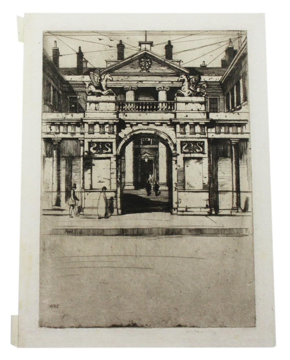 David Young Cameron comparable auction result: david young cameron the admiralty etching