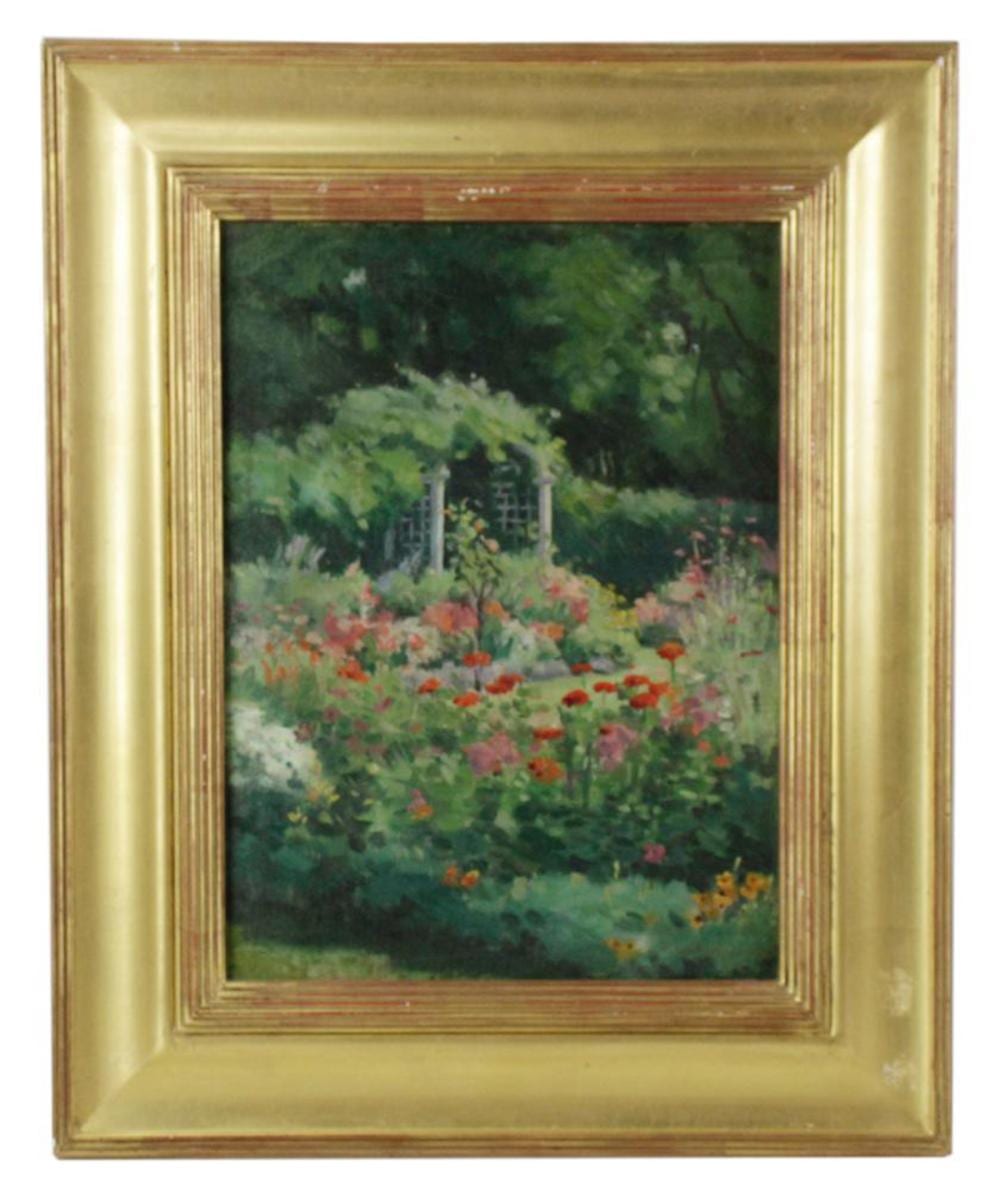 frank convers mathewson a peace dale garden · Kaminski Auctions · 2025-02-09 Frank Convers Mathewson comparable auction result: frank convers mathewson a peace dale garden