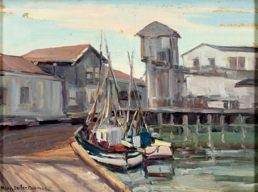 Mary Darter Coleman comparable auction result: mary darter coleman tx ca 1893 1956 oil painting