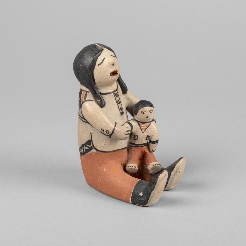 Helen Cordero comparable auction result: helen cordero polychrome storyteller