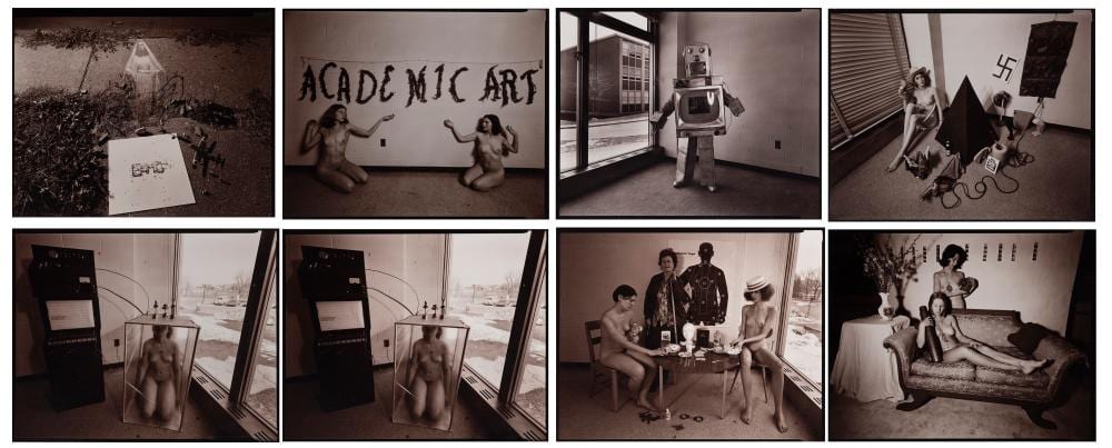 Les Krims comparable auction result: les krims born 1942 seven images from the academic art series 1975 77