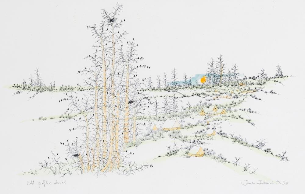 Ivan Lackovic comparable auction result: ivan lackovic 1932 2004 landscape