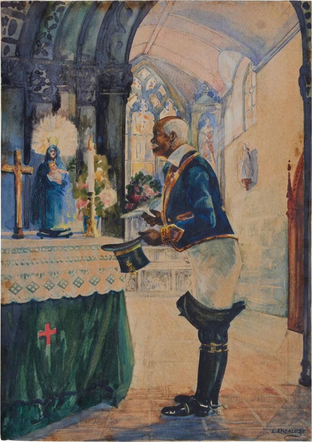 Victor Patricio Landaluce comparable auction result: el m stico del ngel