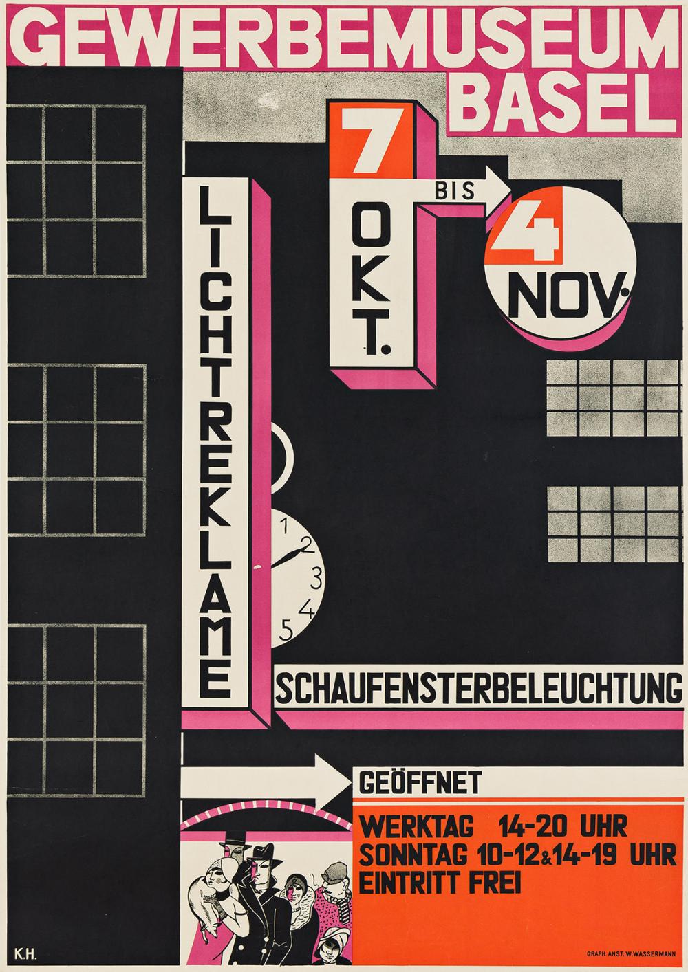 Charles Pierre Daubigny comparable auction result: karl charles hindenlang 1894 1960 lichtreklame geweberbemuseum basel 1928 50 x35 inches 127 x90 cm anst w wassermann