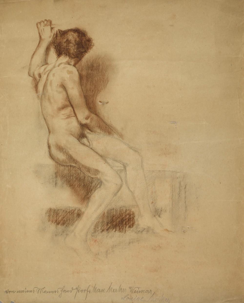 Max Merker comparable auction result: max merker m nnlicher akt