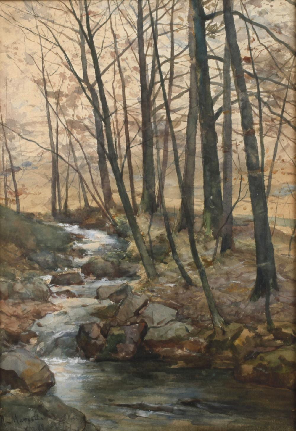 Henri Joseph Marcette comparable auction result: henri marcette waldbach bei spa