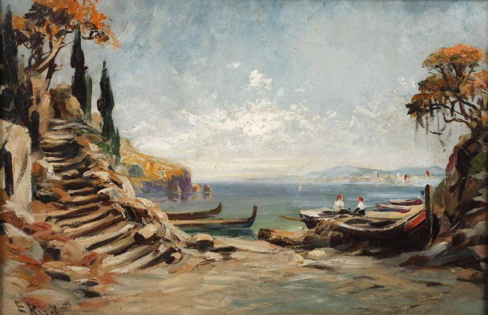 Emil Rieck comparable auction result: emil rieck attr k stenszene