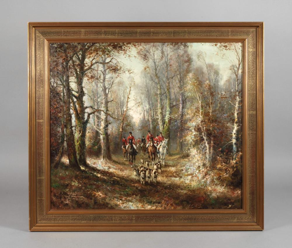 Horst Altermann comparable auction result: horst altermann ausritt zur fuchshatz