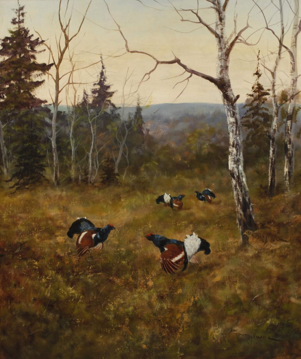 George Majewicz comparable auction result: george majewicz balzende auerh hne auf lichtung