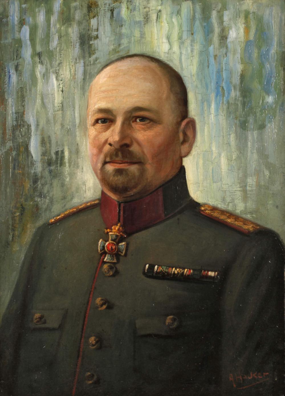 Adolf Hacker comparable auction result: adolf hacker soldatenportrait