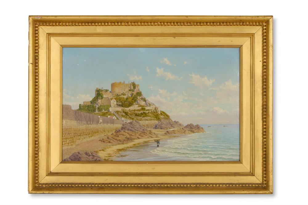 John Mulcaster Carrick comparable auction result: john mulcaster carrick british 1833 1896 mont orgueil castle