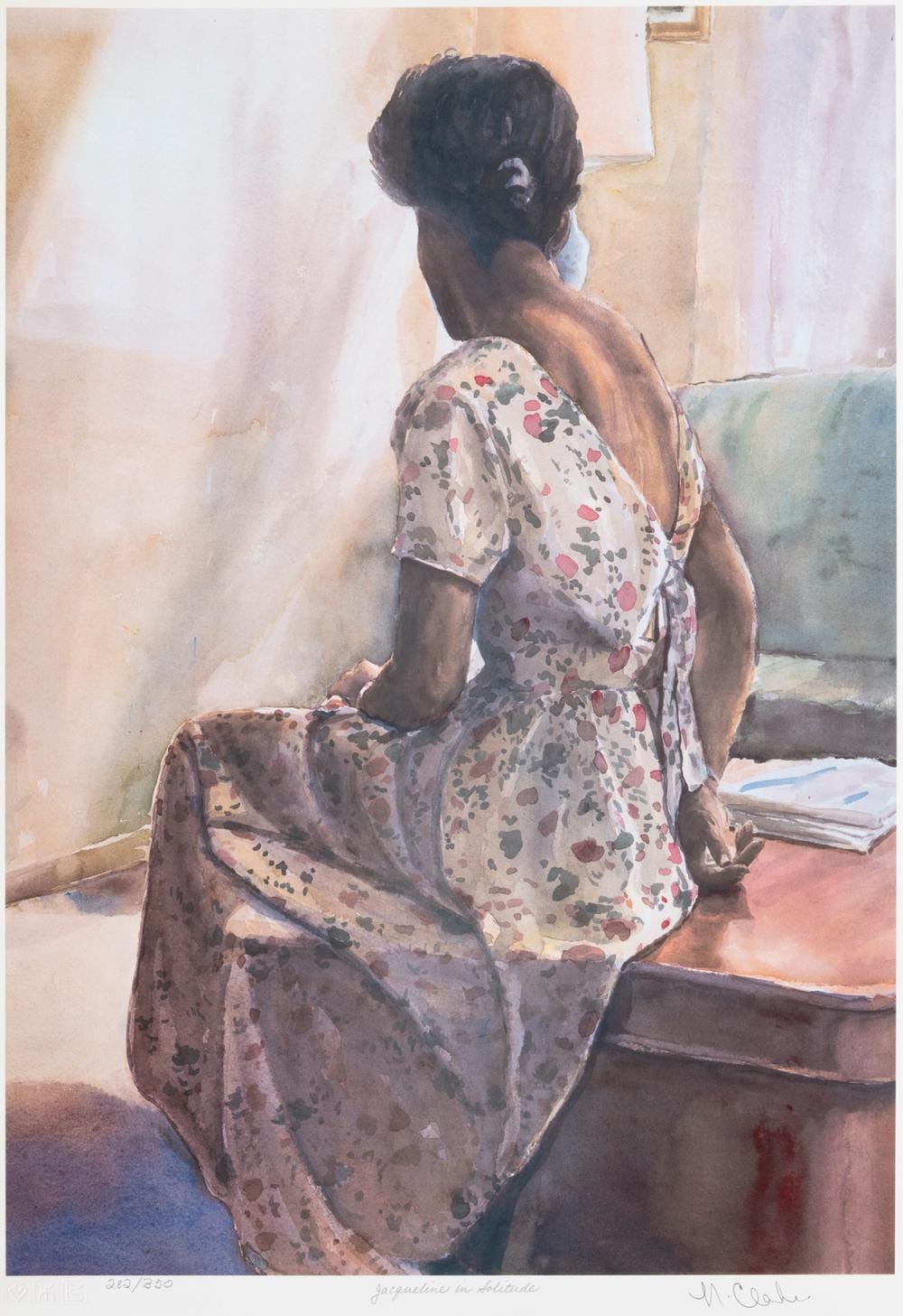 Neville Clarke comparable auction result: neville clarke jacqueline in solitude