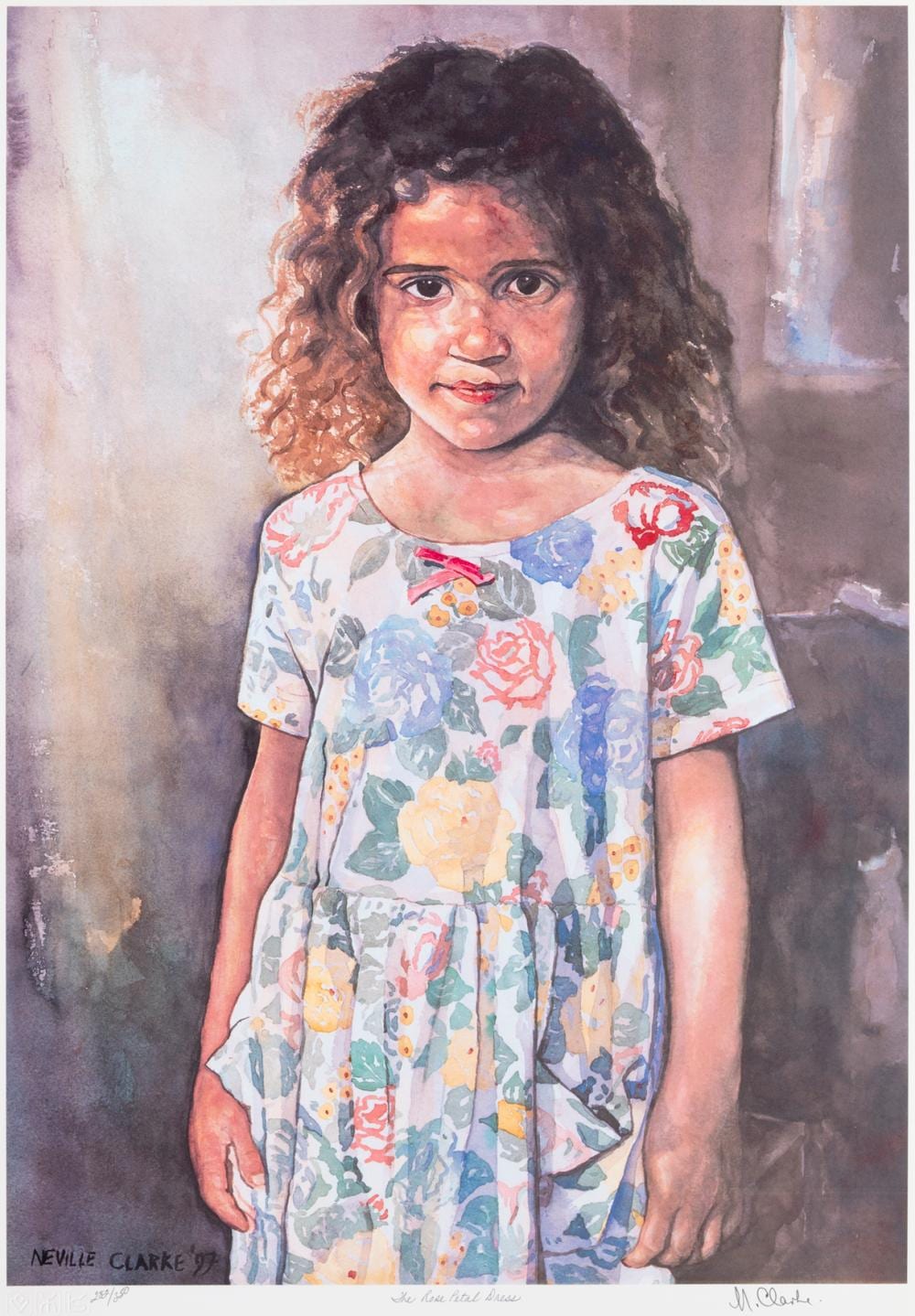 Neville Clarke comparable auction result: neville clarke the rose petal dress