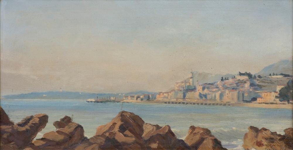 Georges Emile Louis Lebacq comparable auction result: georges emile louis lebacq 1876 1950 oil on canvas menton plage signed and dated 1906