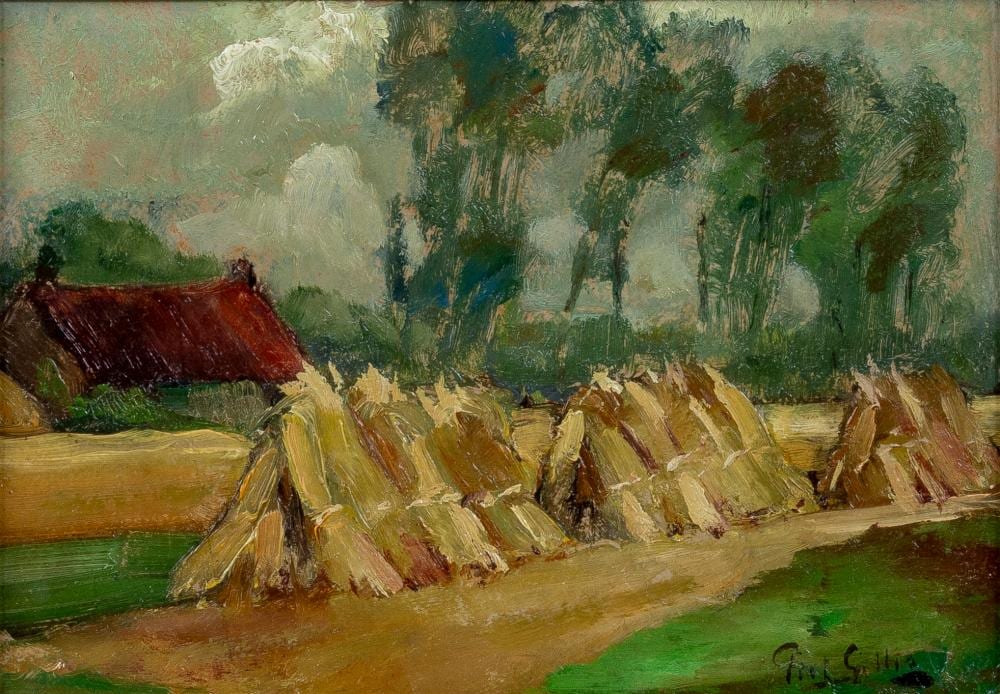 Piet (1887) Gillis comparable auction result: piet gillis 1887 1965 oil on canvas haystacks signed added george sertig oil on canvas haystacks signed pupil of maurice schelck