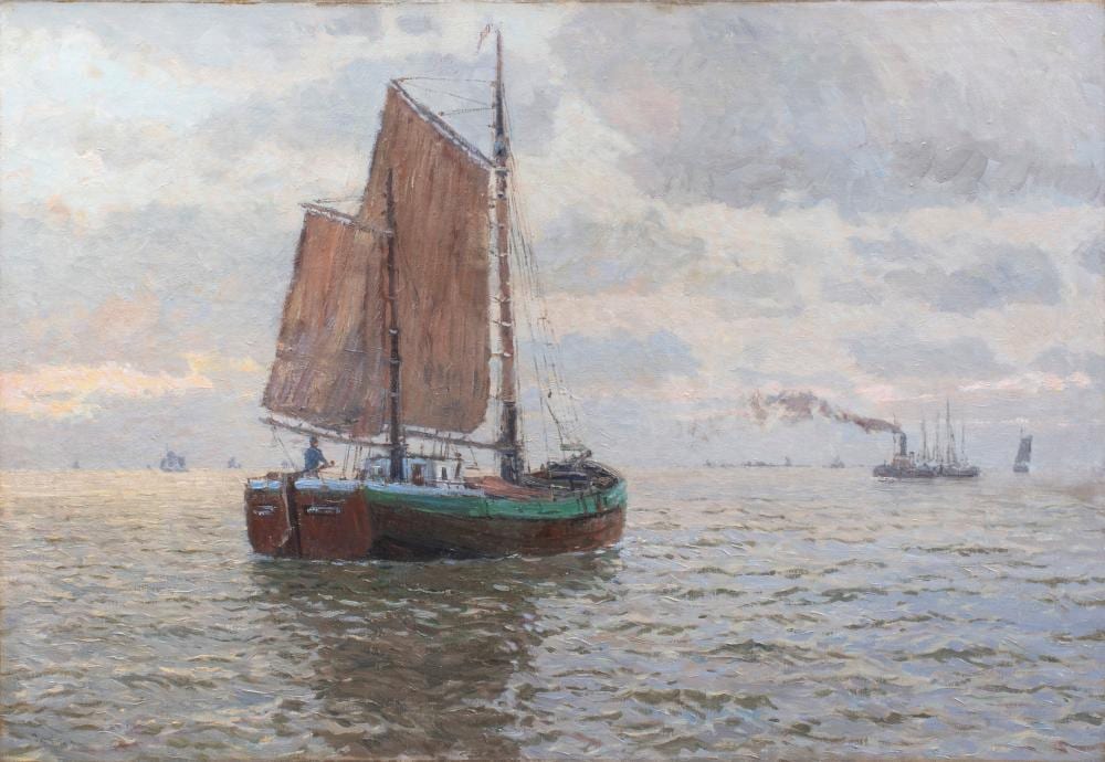 Wim van Norden comparable auction result: wim van norden 1917 2001 environment oil on canvas marine signed