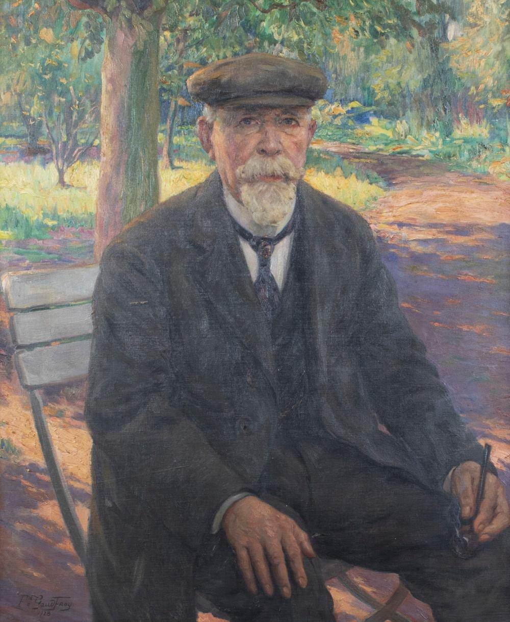 Fernand Gaudfroy comparable auction result: fernand gaudfroy 1885 1964 oil on canvas man with beret signed and dated 1928