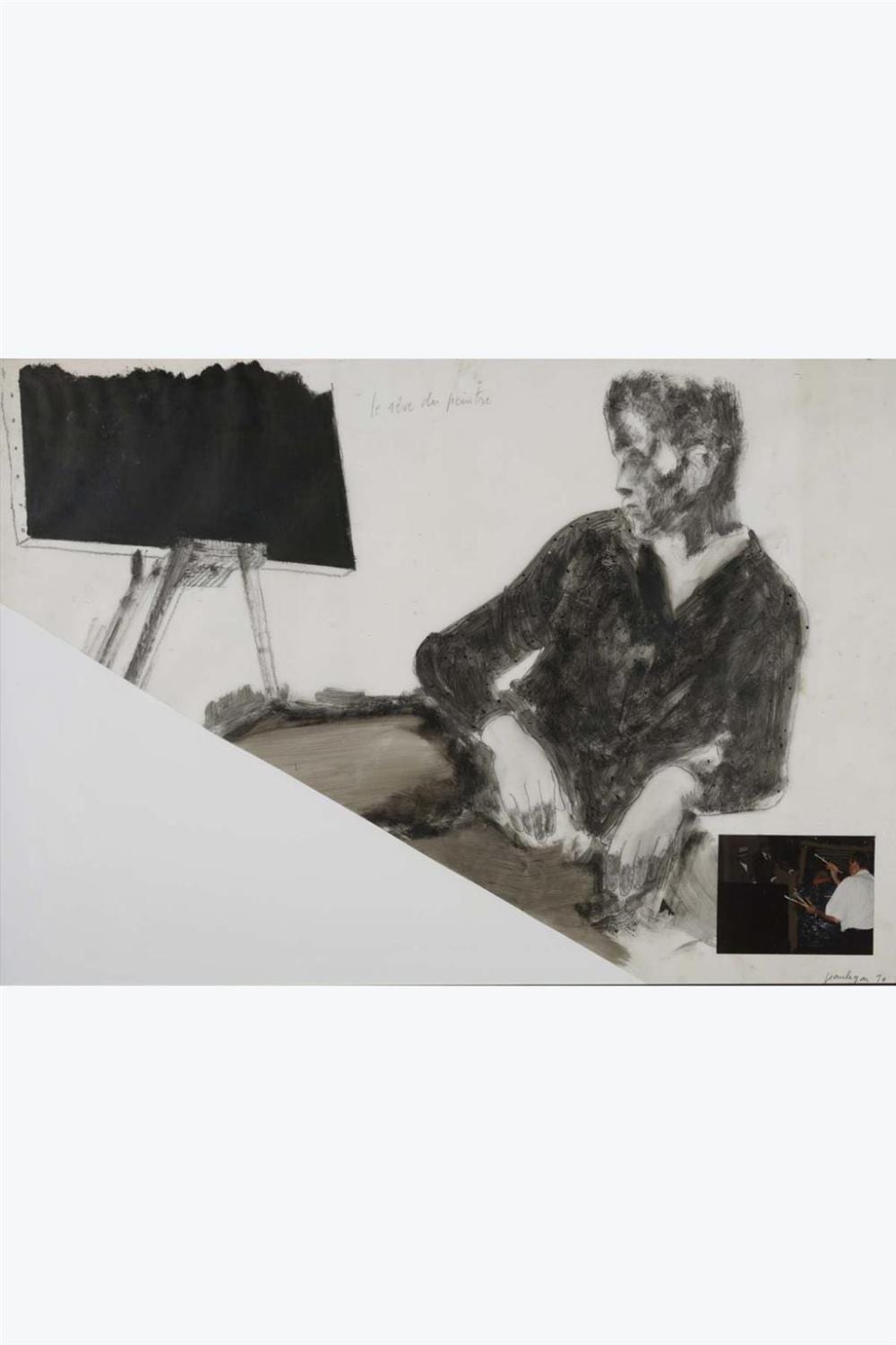 Jean LeGac comparable auction result: jean le gac born 1936 le r ve du peintre 1990