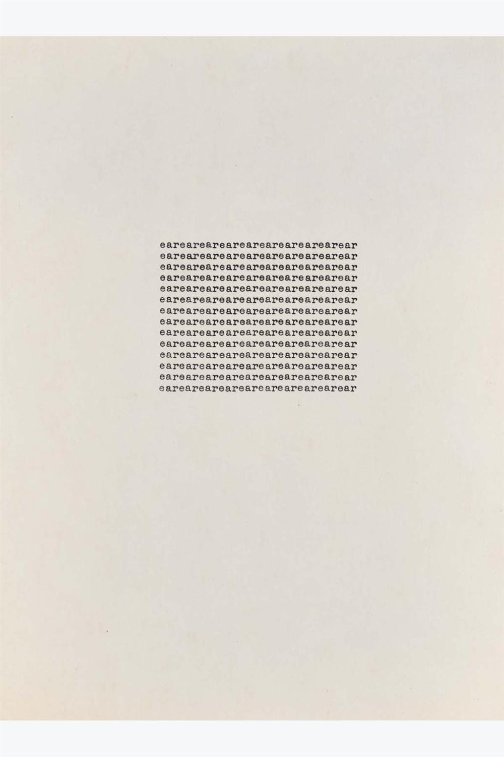 Carl André comparable auction result: carl andr 1935 2024 ear 1963