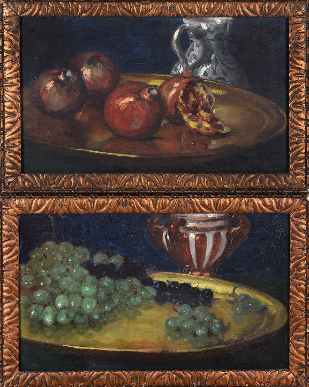 Manuel Losada comparable auction result: manuel losada pareja de bodegones de frutas