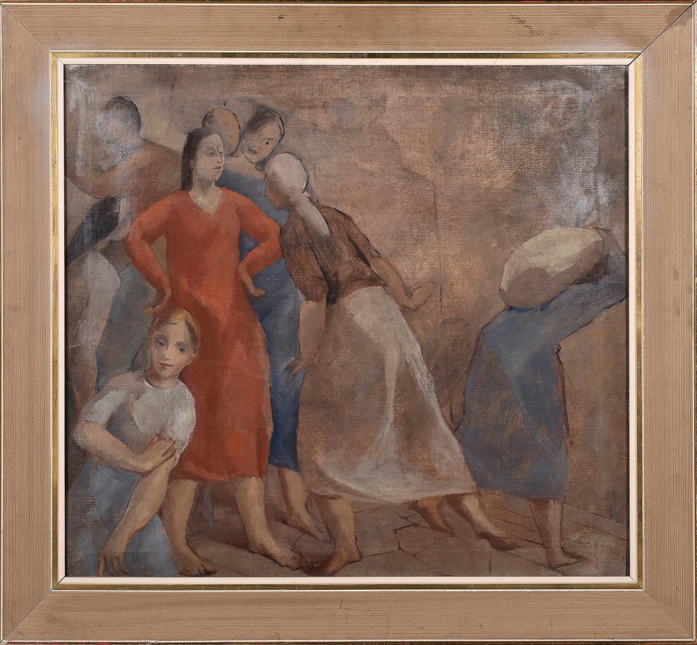 Juan de Aranoa y Carredano comparable auction result: juan de aranoa y carredano personajes en el muelle