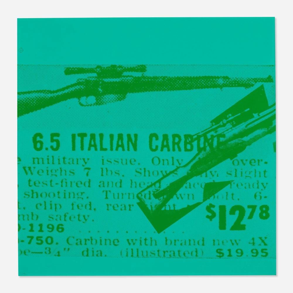 Andy Warhol, Flash - November 22, 1963 sold by Rago Arts and Auction Center, lot 166 — auction record photograph