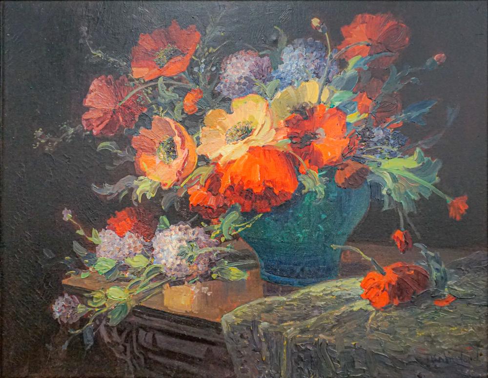 Francis William Vreeland comparable auction result: francis william vreeland american 1879 1954 still life of a vase of flowers oil on canvas signed l r frame 28 1 4 x 35 1 4 in 71 8 x 89 5 cm