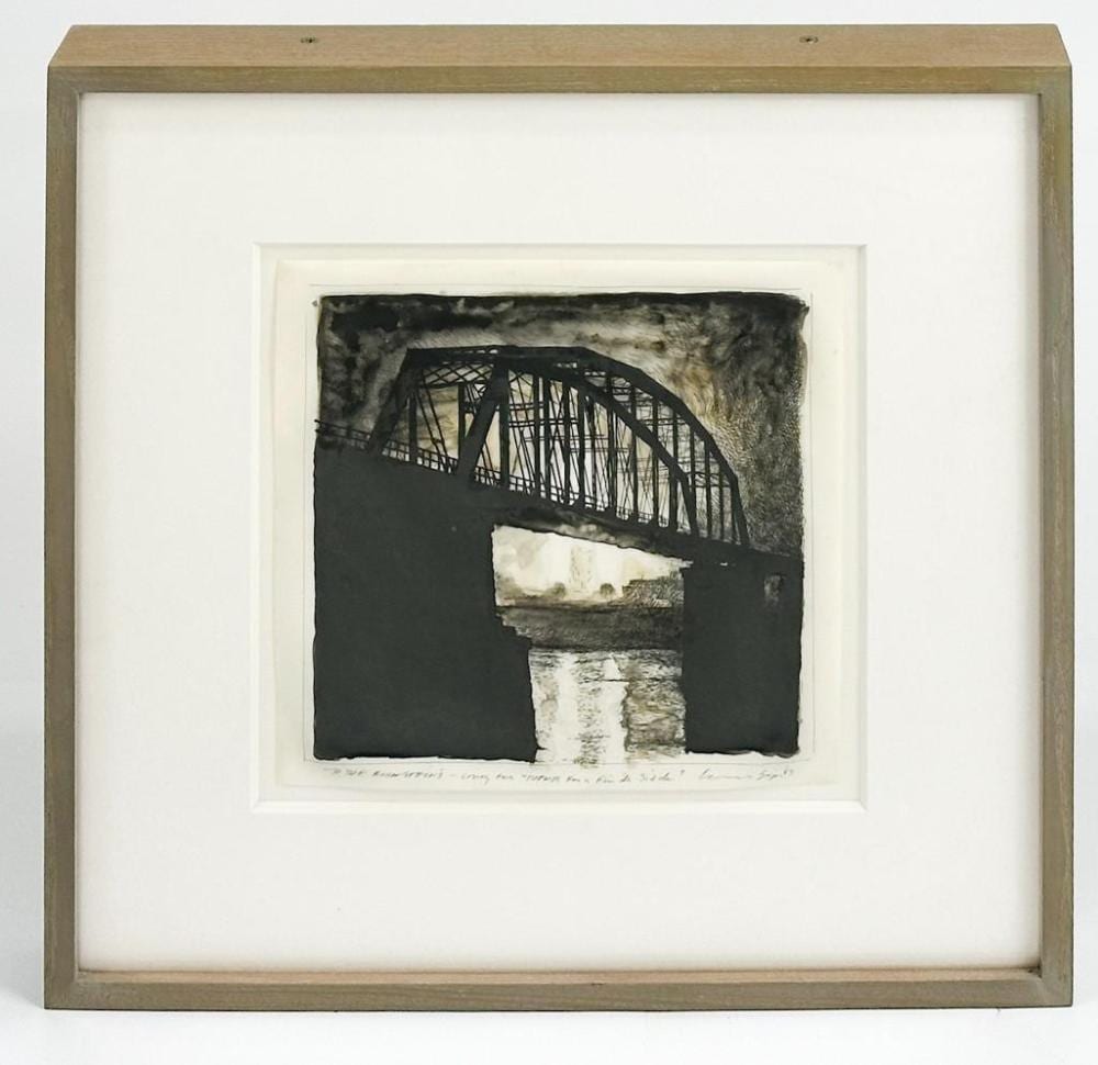 Lawrence Gipe comparable auction result: lawrence gipe b 1962 painting on vellum study for themes for a fin de siecle 1989