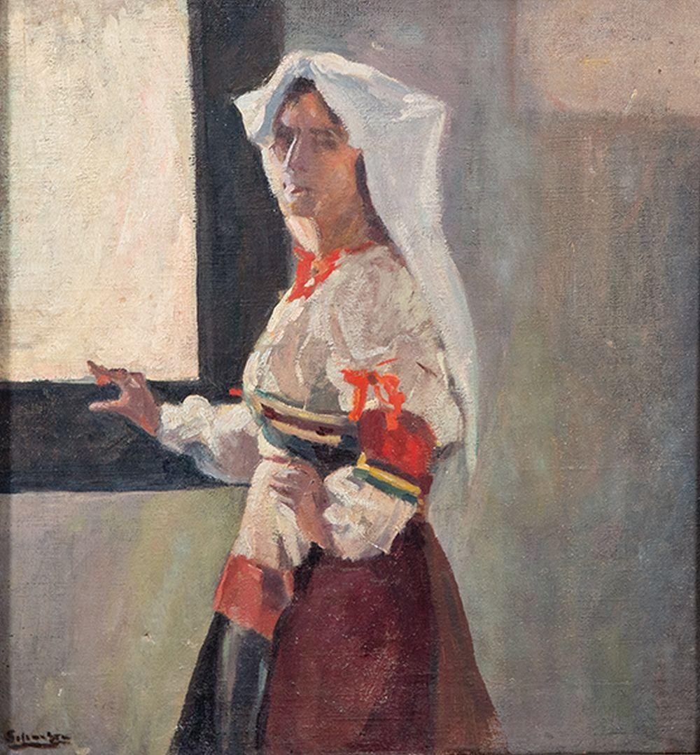 Fernando Alvarez de Sotomayor comparable auction result: fernando alvarez de sotomayor italian peasant